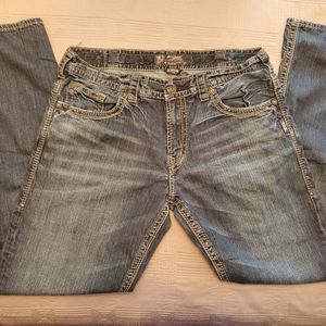 Men's Silver Jeans